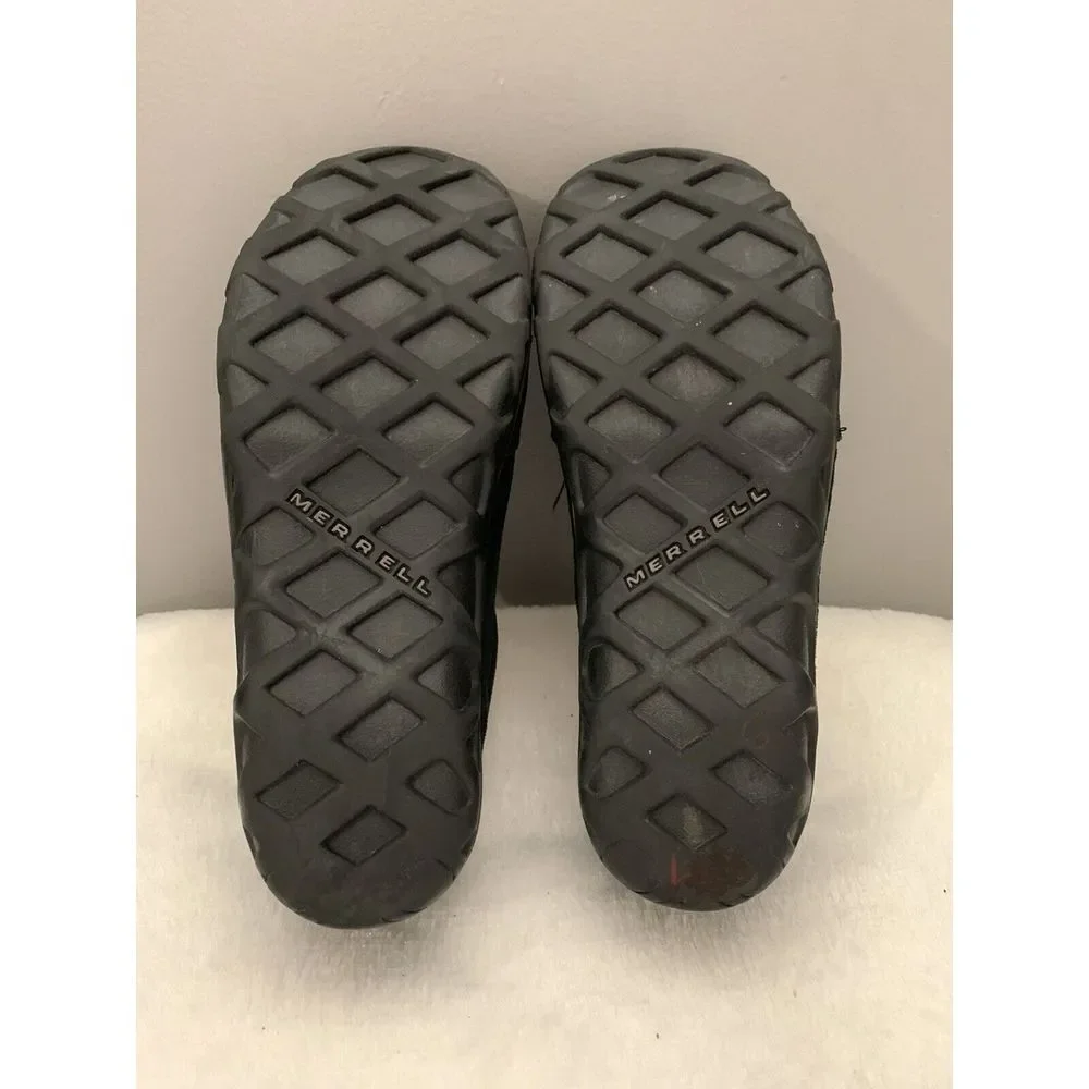 Merrell Jungle Moc Black Slip On Kids Shoes Size 3.5 Hiking‎ Outdoor